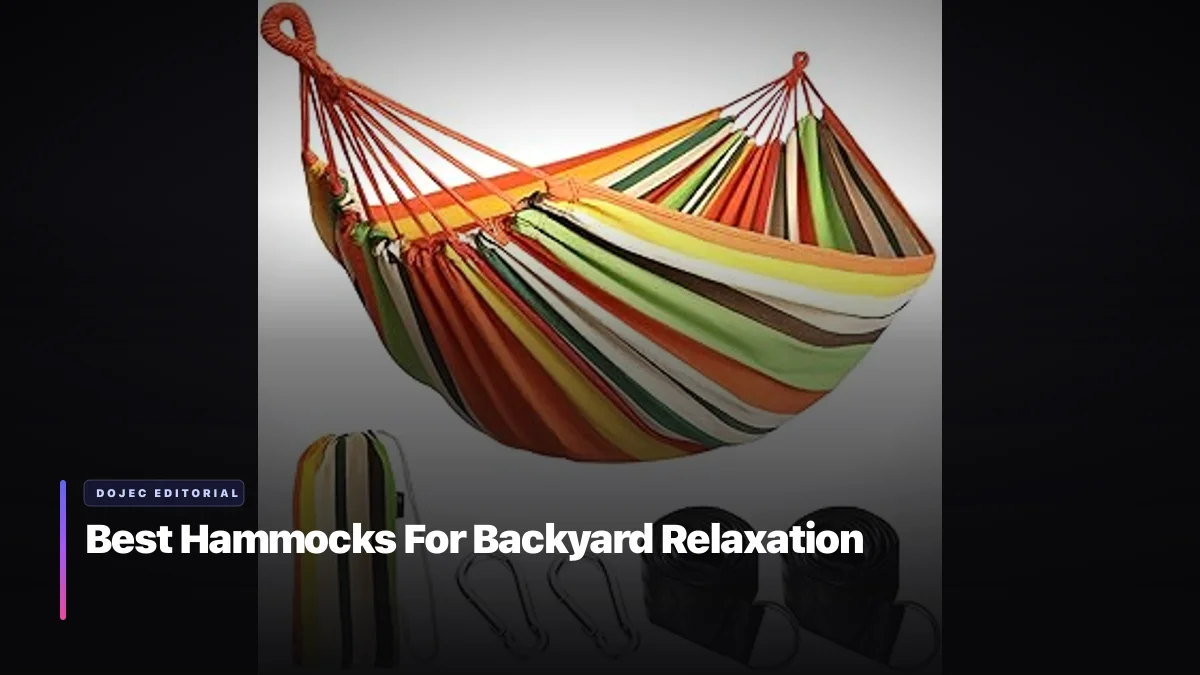 Best Hammocks For Backyard Relaxation